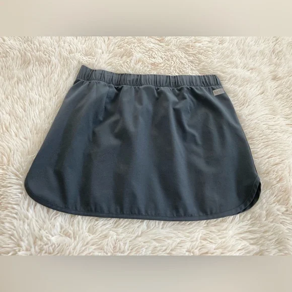 Nicole Miller Charcoal Skirt with Elastic Waist - Picture 3 of 3